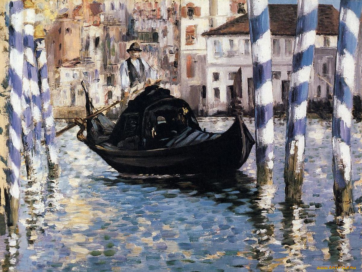 the, grand, canal, venice, edouard, manet, 